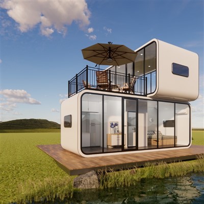 Cabine mobile à double pont