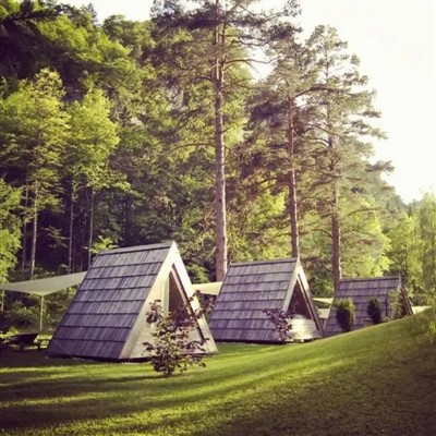 Pod de glamping isolé